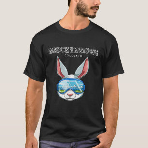 Camiseta Coelho de esqui e snowboard Breckenridge Colorado