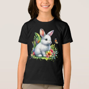 Camiseta Coelho de Fazenda Animal Bebê Sublimação Clipart-8
