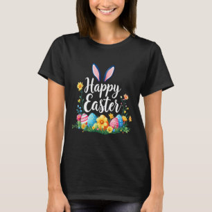 Camiseta Coelho De felz pascoa E Coelho De Caça De Ovo