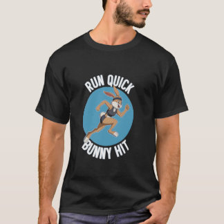 Camiseta Coelho de Fitness Sprint Fãs CORRA COELHO RÁPIDO A