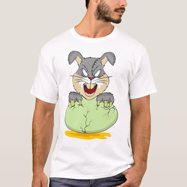 Camiseta Coelho de Halloween (Frente)