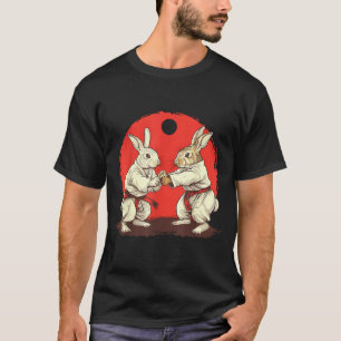 Camiseta Coelho de Judô Natureza Kickboxing Taekwondo