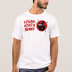 Camiseta Coelho de Ninja do Vegan