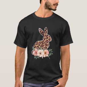 Camiseta Coelho de Páscoa Floral Primavera