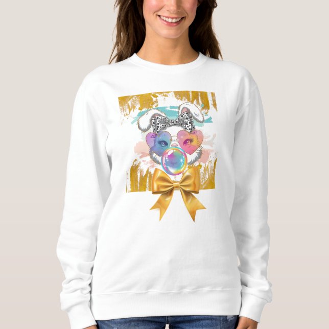 Camiseta Coelho de Páscoa Funky (Frente)