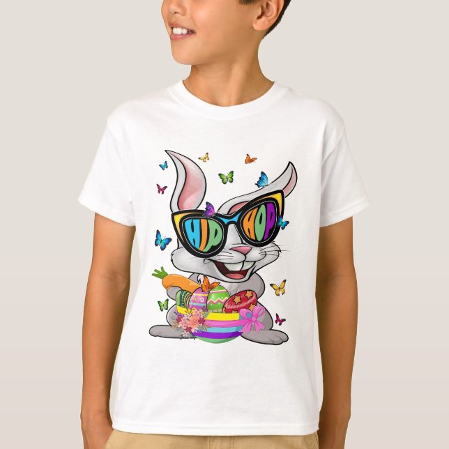 Camiseta Coelho de Páscoa Hip Hop  (Frente)