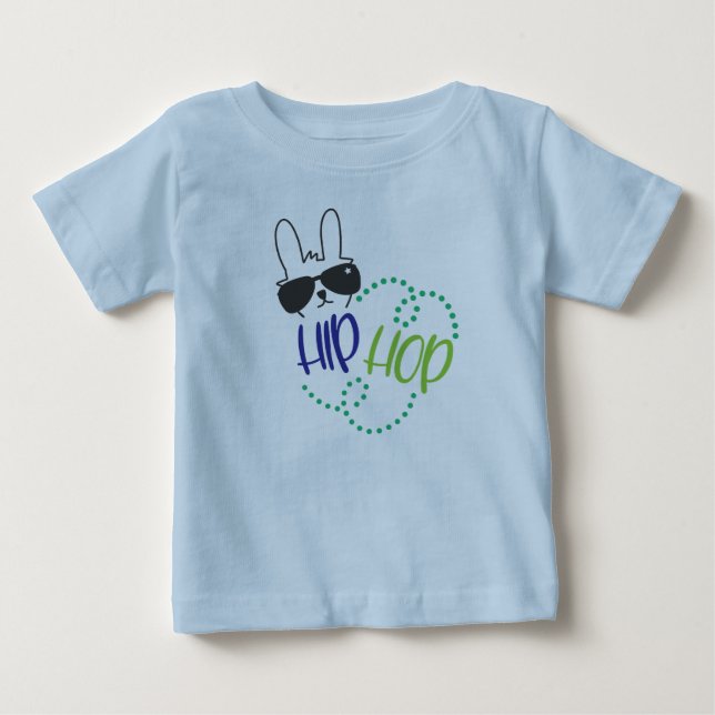 Camiseta Coelho de Páscoa Hip-Hop (Frente)