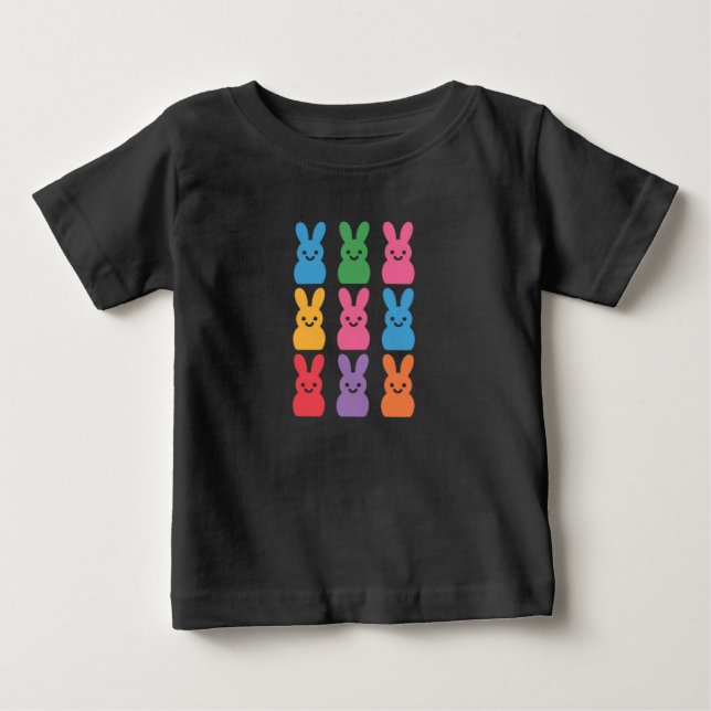 Camiseta Coelho de Páscoa Ovos Xadrez Leopardo (Frente)