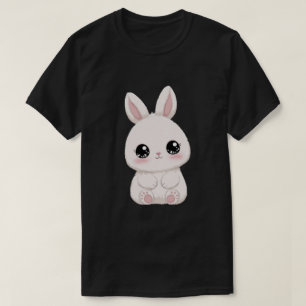Camiseta Coelho de Páscoa Rosa Fofo