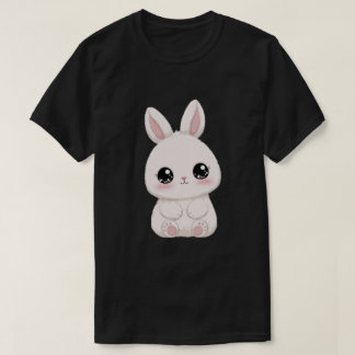 Camiseta Coelho de Páscoa Rosa Fofo