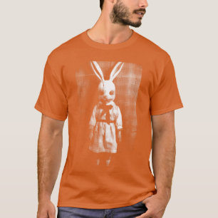 Camiseta Coelho de Terror Bunny Escuro Assustador Profano G