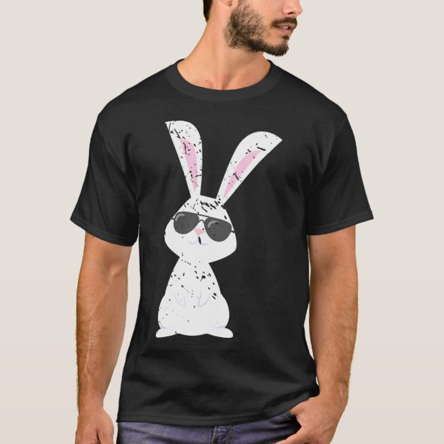 Camiseta Coelho divertido da Páscoa Presente de animal Coel (Frente)
