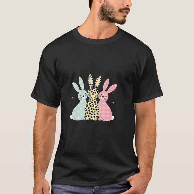 Camiseta Coelho Divertido de Páscoa Coelho da Páscoa (Frente)