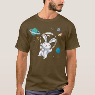 Camiseta Coelho do Amante de os animais do Espaço Uniforme