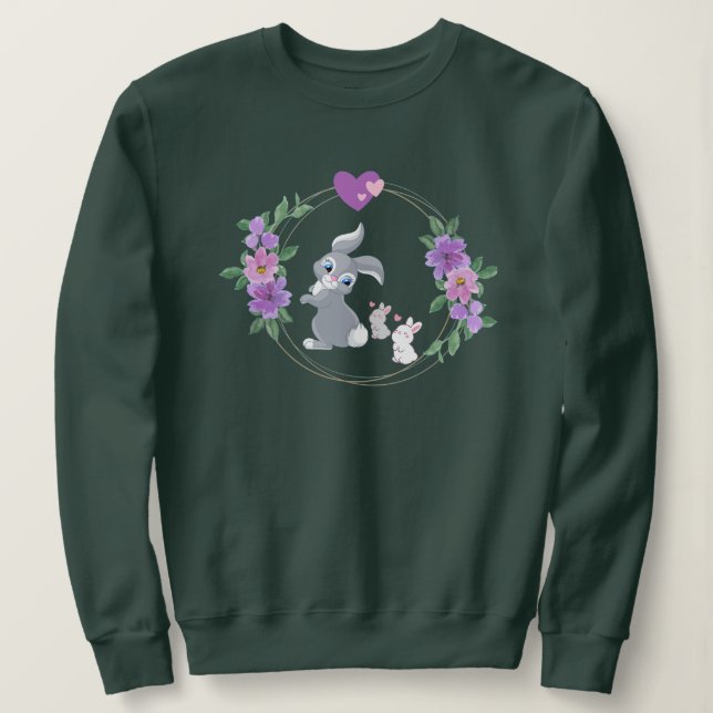 Camiseta Coelho do Amor de Mãe (Frente do Design)