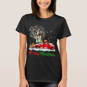 Camiseta Coelho Do Caminhão Vermelho Natal Pajama Engraçado
