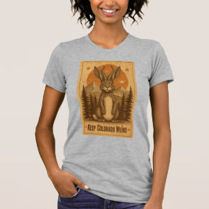 Camiseta Coelho do Colorado com Tentáculos-Mantenha o Color
