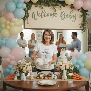 Camiseta Coelho do Livro de Histórias Chá de Bebê Hoppy To 