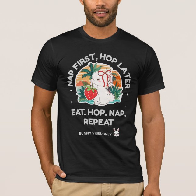 Camiseta Coelho dos Sonhos de Morango (Frente)