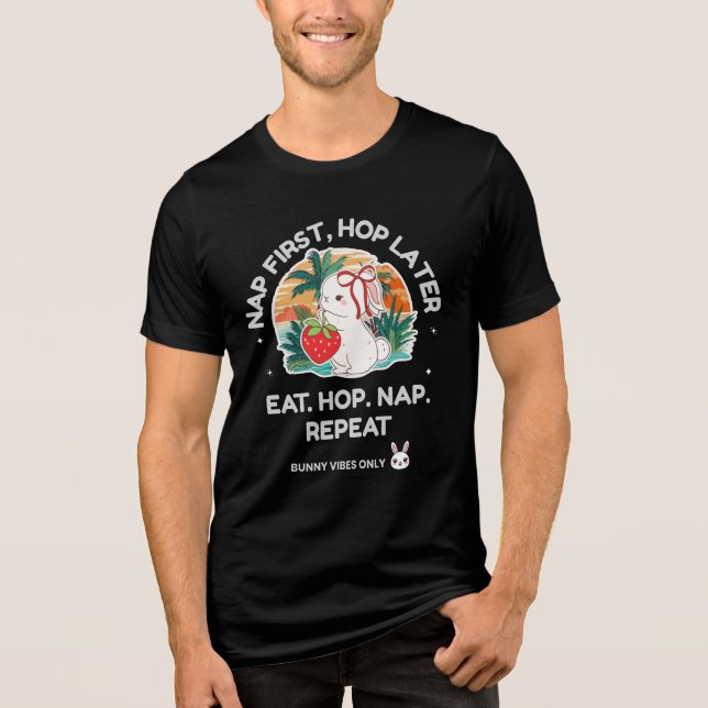 Camiseta Coelho dos Sonhos de Morango (Frente)
