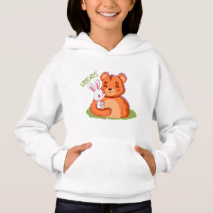 Camiseta Coelho e Urso Melhor Amigo
