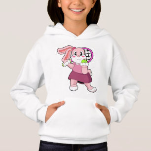 Camiseta Coelho em Tênis com raquete Tênis
