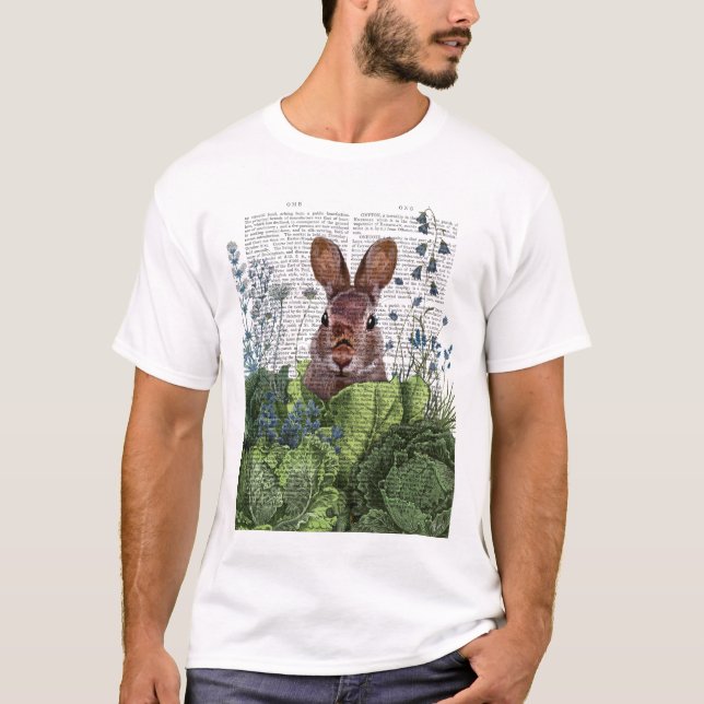 Camiseta Coelho em um remendo (Frente)