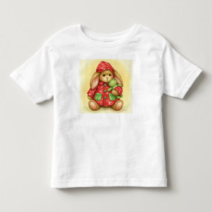 Camiseta Coelho em uma capa vermelha com um Sapo, por Natas