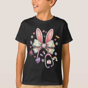 Camiseta Coelho enfermeira divertido páscoa enfermeira fofa