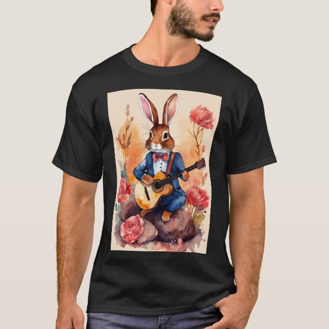Camiseta Coelho Engraçado (Frente)
