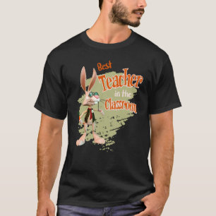Camiseta Coelho Engraçado Melhor Professor da Sala de Aula