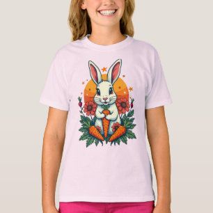 Camiseta Coelho Engraçado Primavera