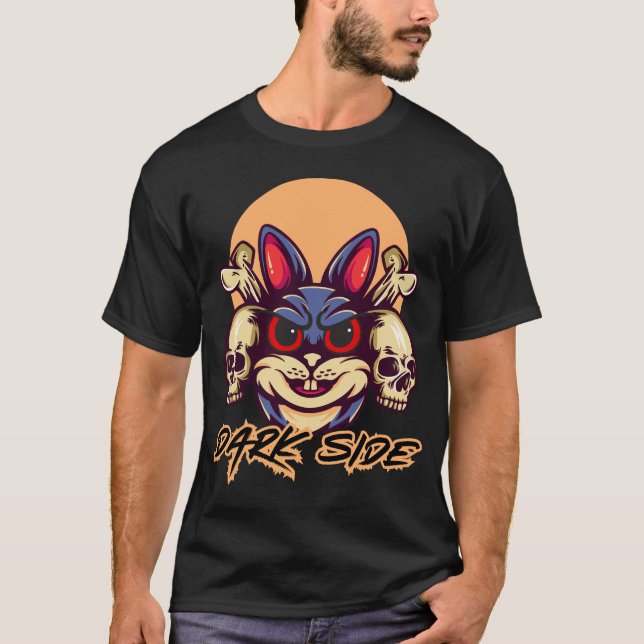 Camiseta Coelho Escuro: O Charme da Escuridão (Frente)