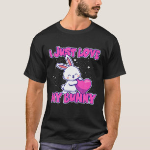 Camiseta Coelho Eu Só Amo Meu Coelhinho