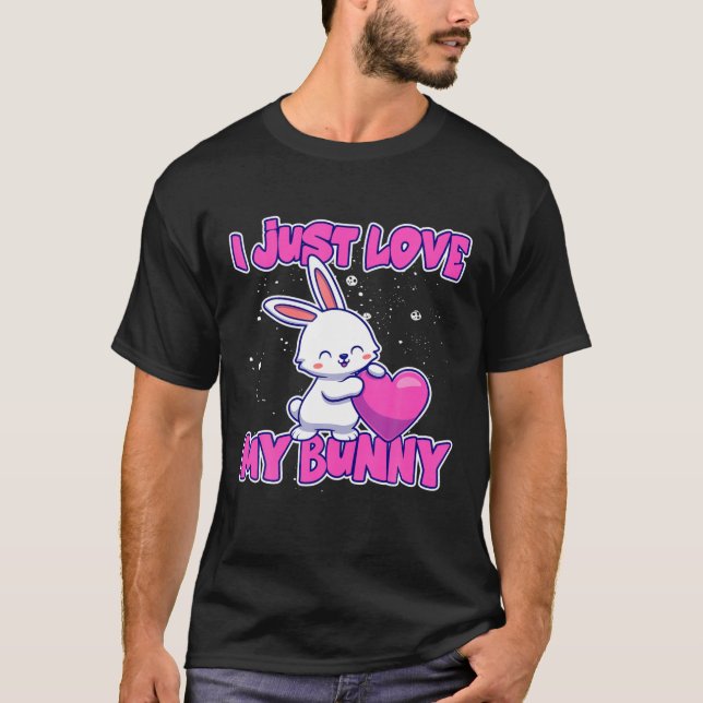 Camiseta Coelho Eu Só Amo Meu Coelhinho (Frente)