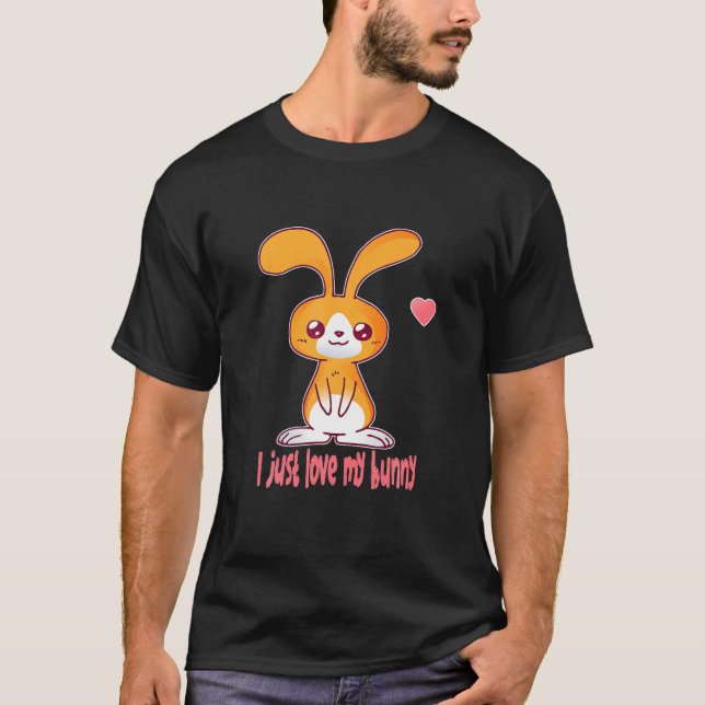 Camiseta Coelho Eu Só Amo Meu Coelhinho (Frente)