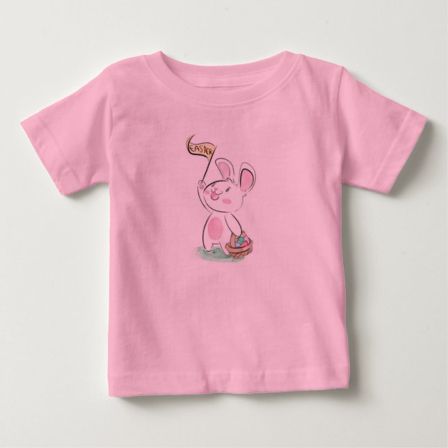 Camiseta Coelho Feliz da Páscoa (Frente)