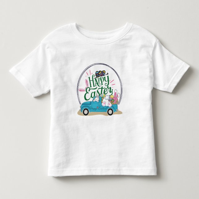 Camiseta coelho felz pascoa (Frente)