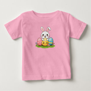Camiseta Coelho felz pascoa com ovos