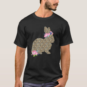 Camiseta Coelho Felz pascoa Floral Leopardo Dia de as mães 