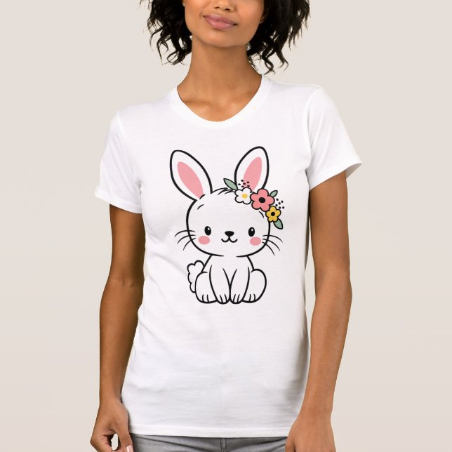 Camiseta Coelho fofo (Frente)