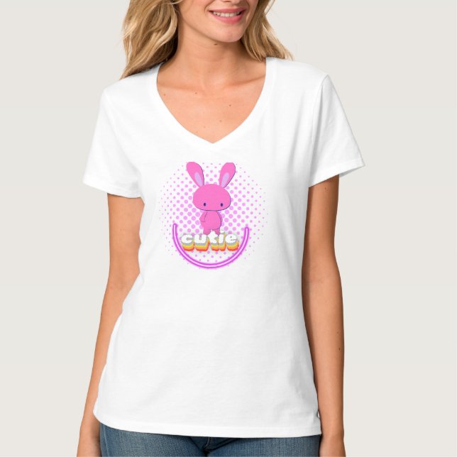 Camiseta coelho fofo (Frente)