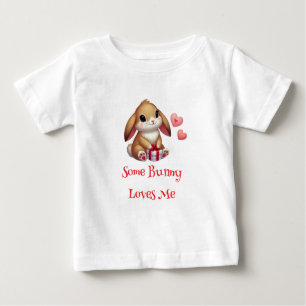 Camiseta Coelho fofo de Dia dos Namorados