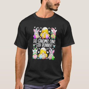 Camiseta Coelho Fofo Gnome Trocadilho Para Mãe de Galinha F