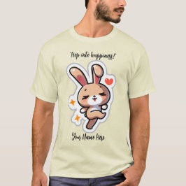 Camiseta Coelho Fofo Personalizado