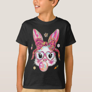 Camiseta Coelho Fofo Rosto de Coelho Feliz Dia de Páscoa Mu