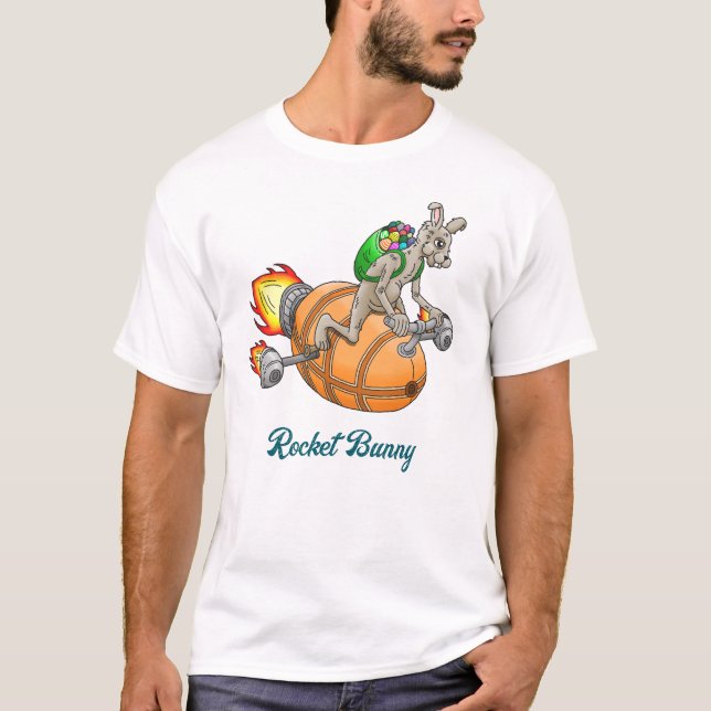 Camiseta Coelho Foguete (Frente)