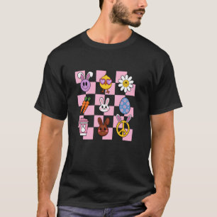 Camiseta Coelho Frango Cenouras Ovo De Páscoa Paz Sorriso