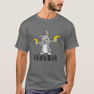 Camiseta Coelho Funny Banana Bunny Coelho