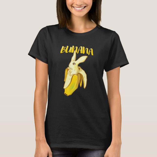Camiseta Coelho Funny Banana Bunny Coelho (Frente)